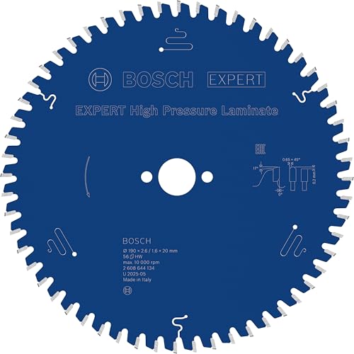 Bosch EXPERT lame scie 190x20 mm T56 stratifié