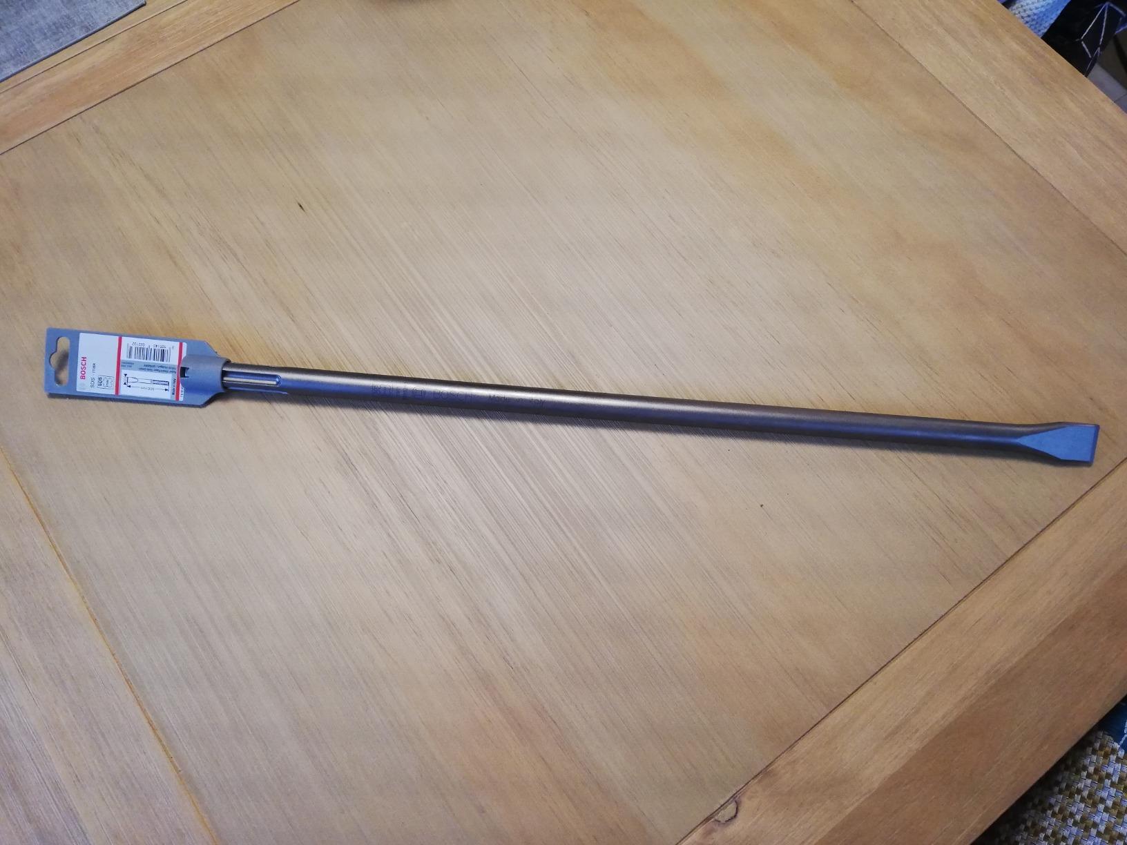 Bosch Burin plat SDS-Max 25 x 600 mm béton