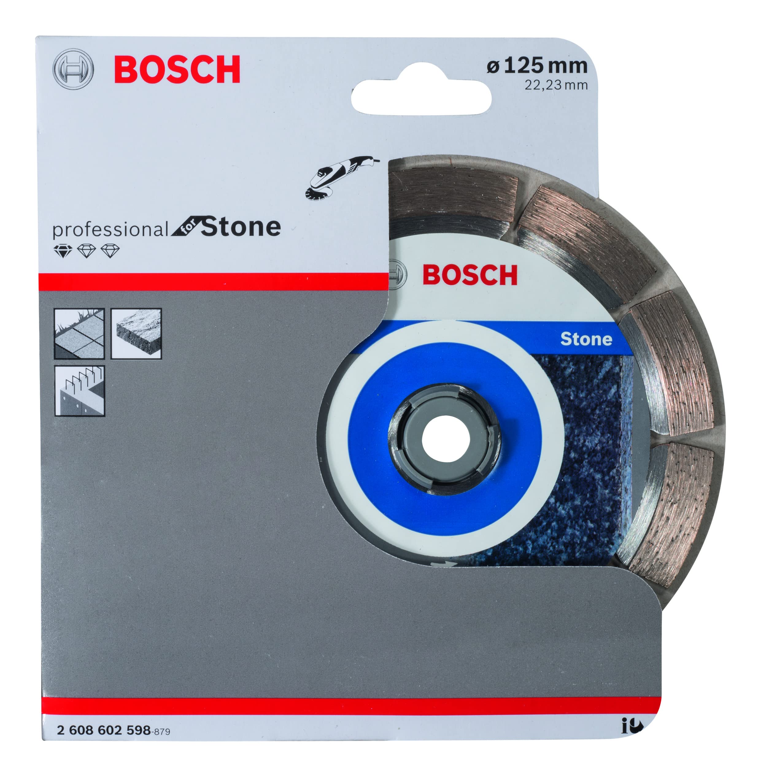 Bosch Standard for Stone disque diamant pierre 125 mm
