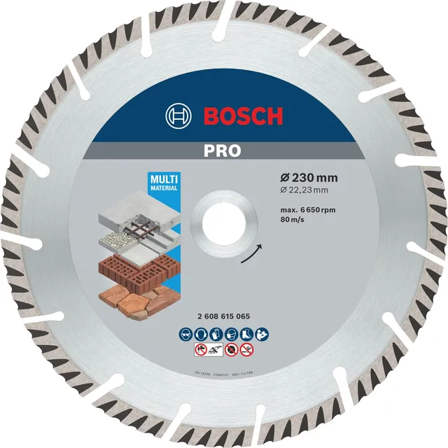 Bosch PRO Multi Material disque diamant 230 mm béton