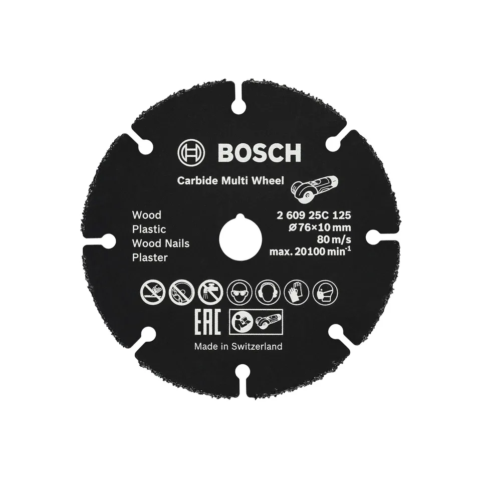 Bosch Carbide Multi Wheel disque 76x10 mm bois