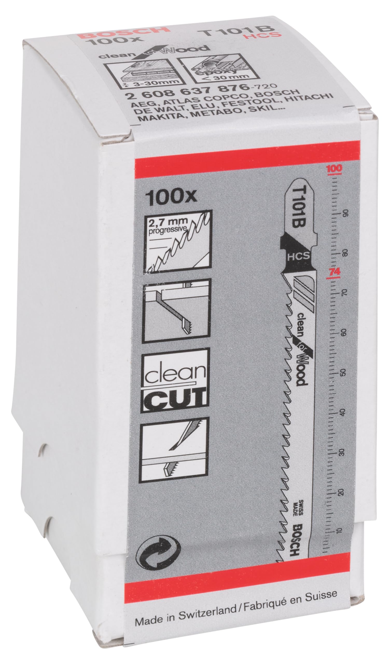 Bosch T 101 B lame scie sauteuse bois lot 100