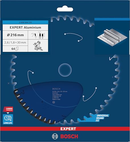 Bosch EXPERT Aluminium 216x30 lame scie circulaire 64 dents
