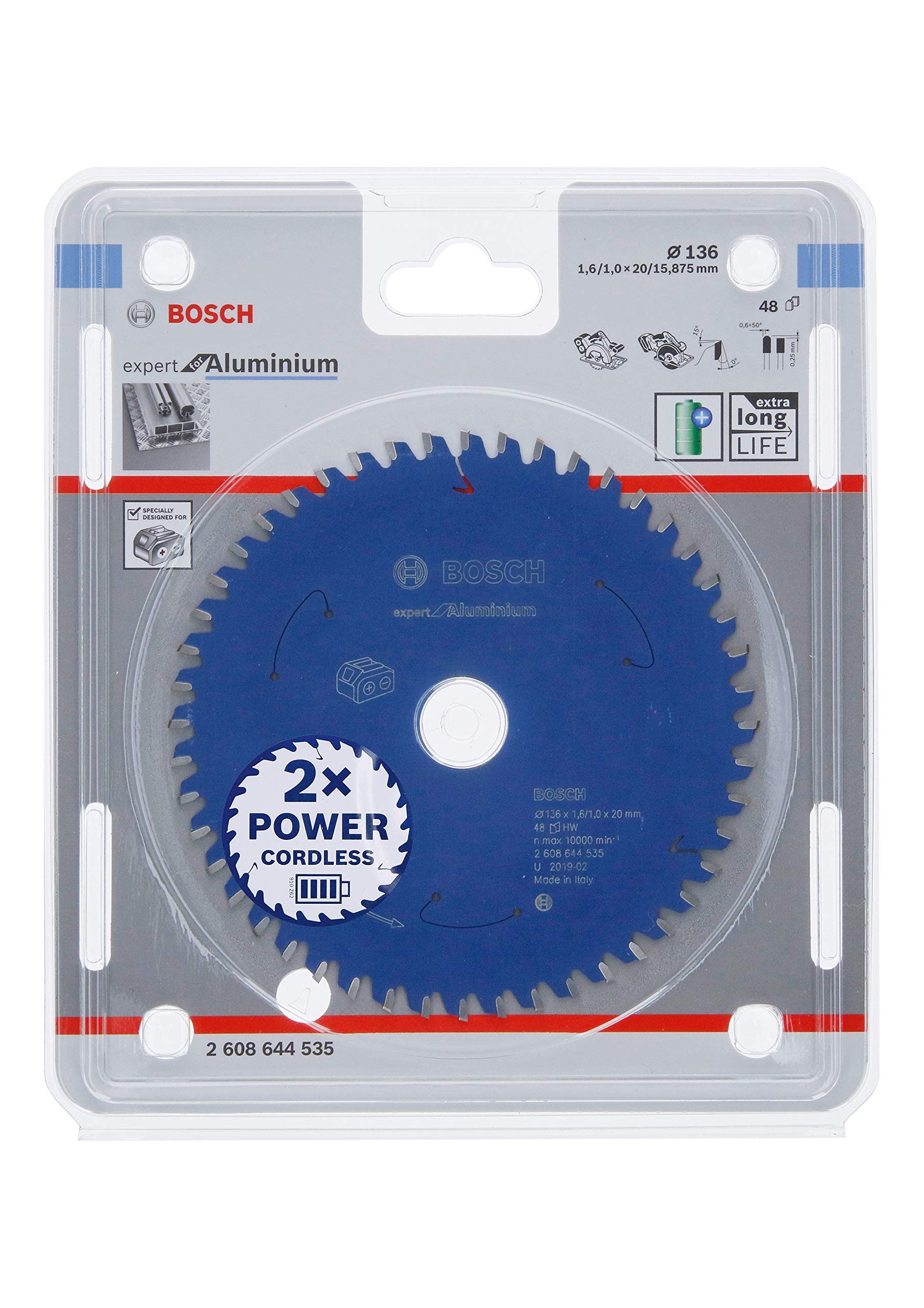 Bosch Expert Aluminium lame scie circulaire 165 mm 54 dents