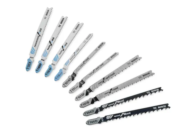Bosch Basic lames scie sauteuse bois métal lot 10