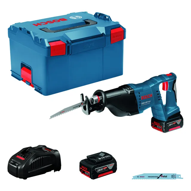 Bosch GSA 18 V-LI scie sabre 18V 2x5,0Ah L-Boxx