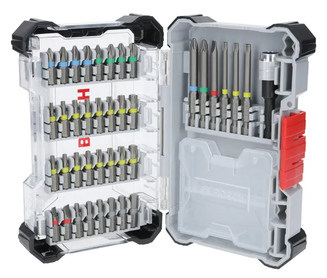 Bosch Coffret embouts vissage extra-durs 40 pièces Pick+Click