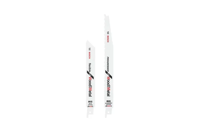 Bosch S922HF+S3456XF coffret 2 lames scie sabre bois métal