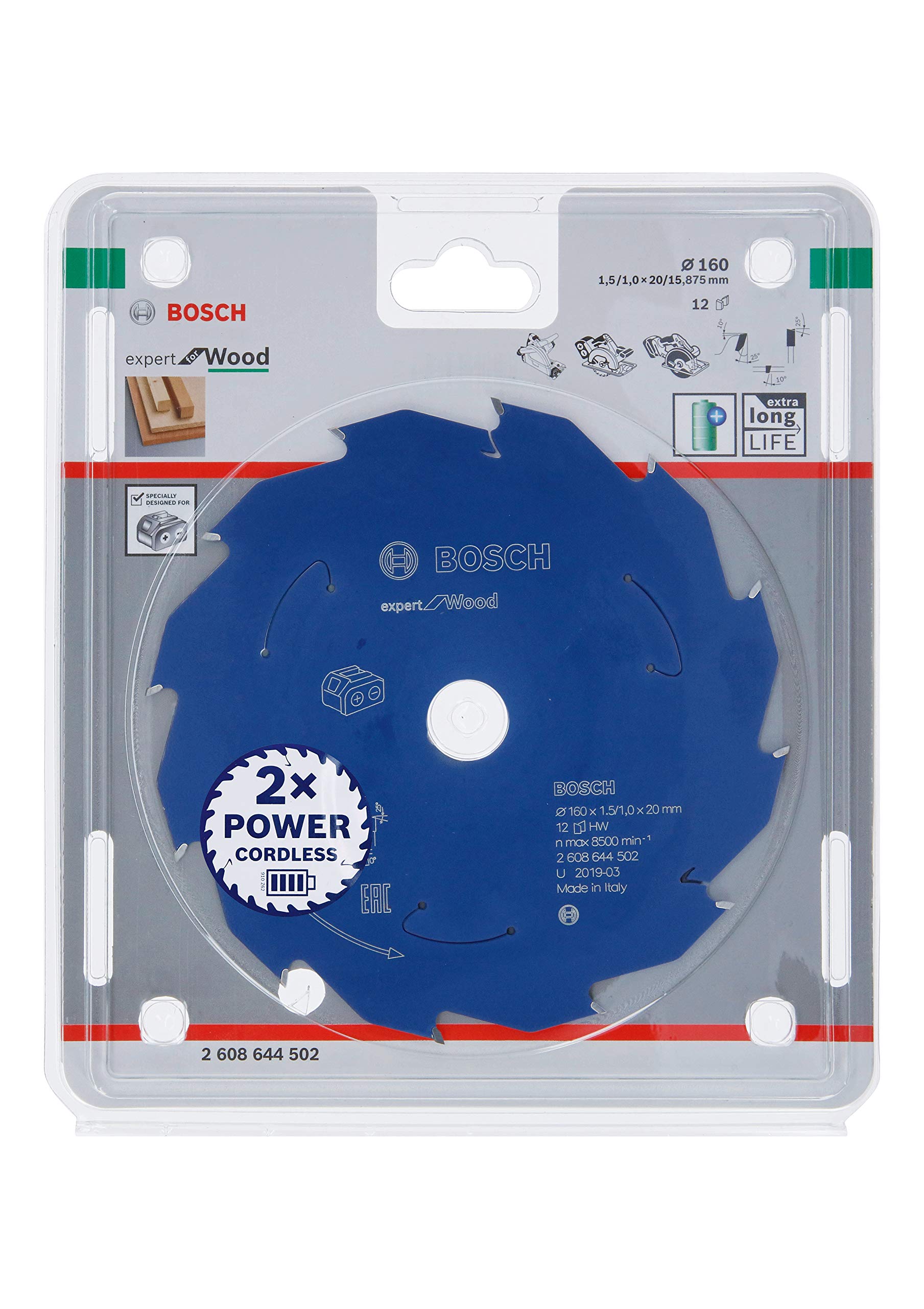 Bosch Expert for Wood lame scie circulaire 165 mm 48 dents