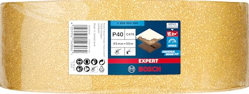 Bosch Expert C470 rouleau abrasif 93mm 50m G40 décapage
