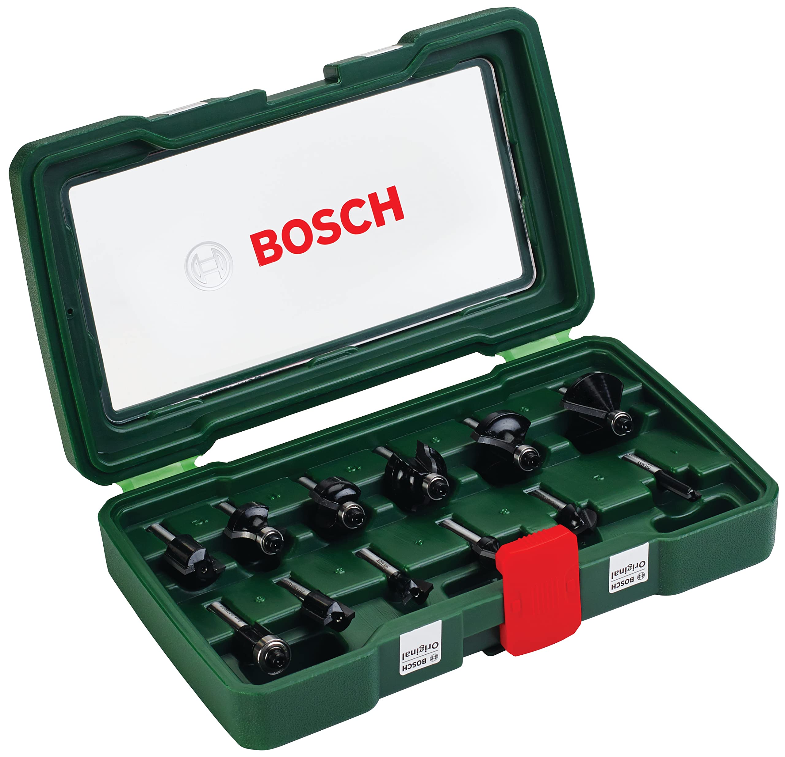 Bosch coffret 6 fraises carbure bois queue 6 mm défonceuse