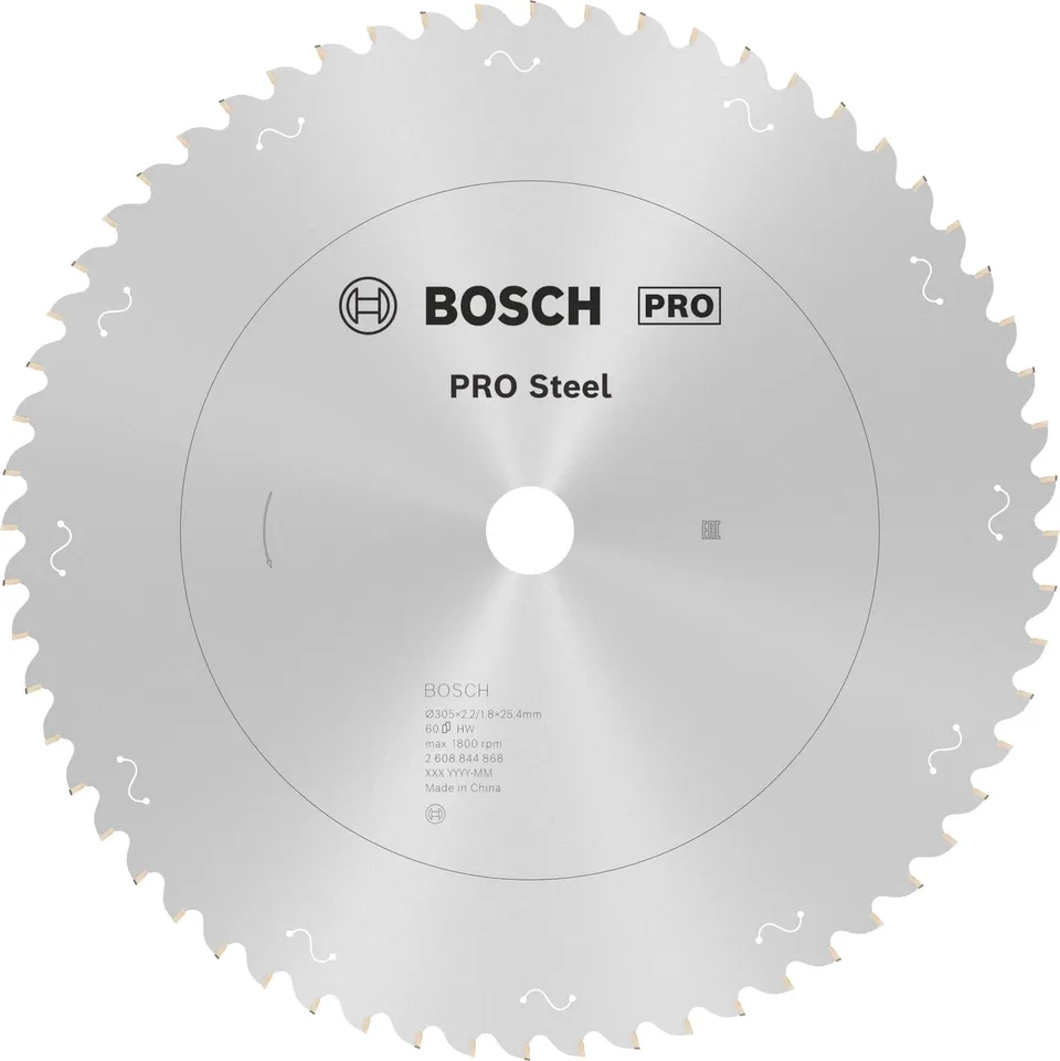 Bosch PRO Steel lame circulaire acier Ø305 mm 60 dents
