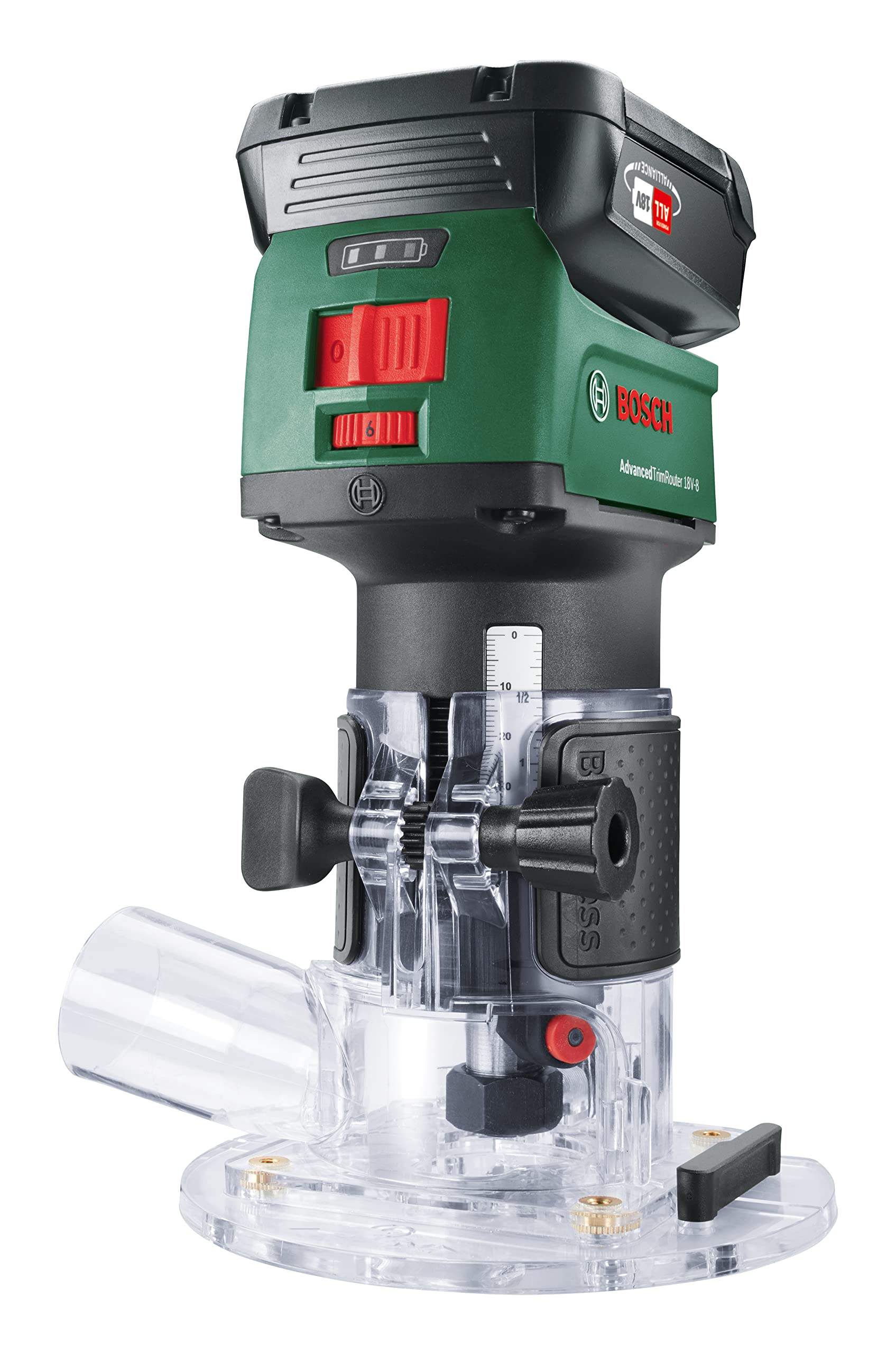 Bosch Advanced TrimRouter 18V-8 adaptateur aspiration affleureuse