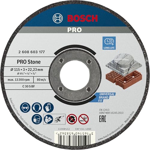 Bosch PRO Stone disque à tronçonner pierre 115 mm