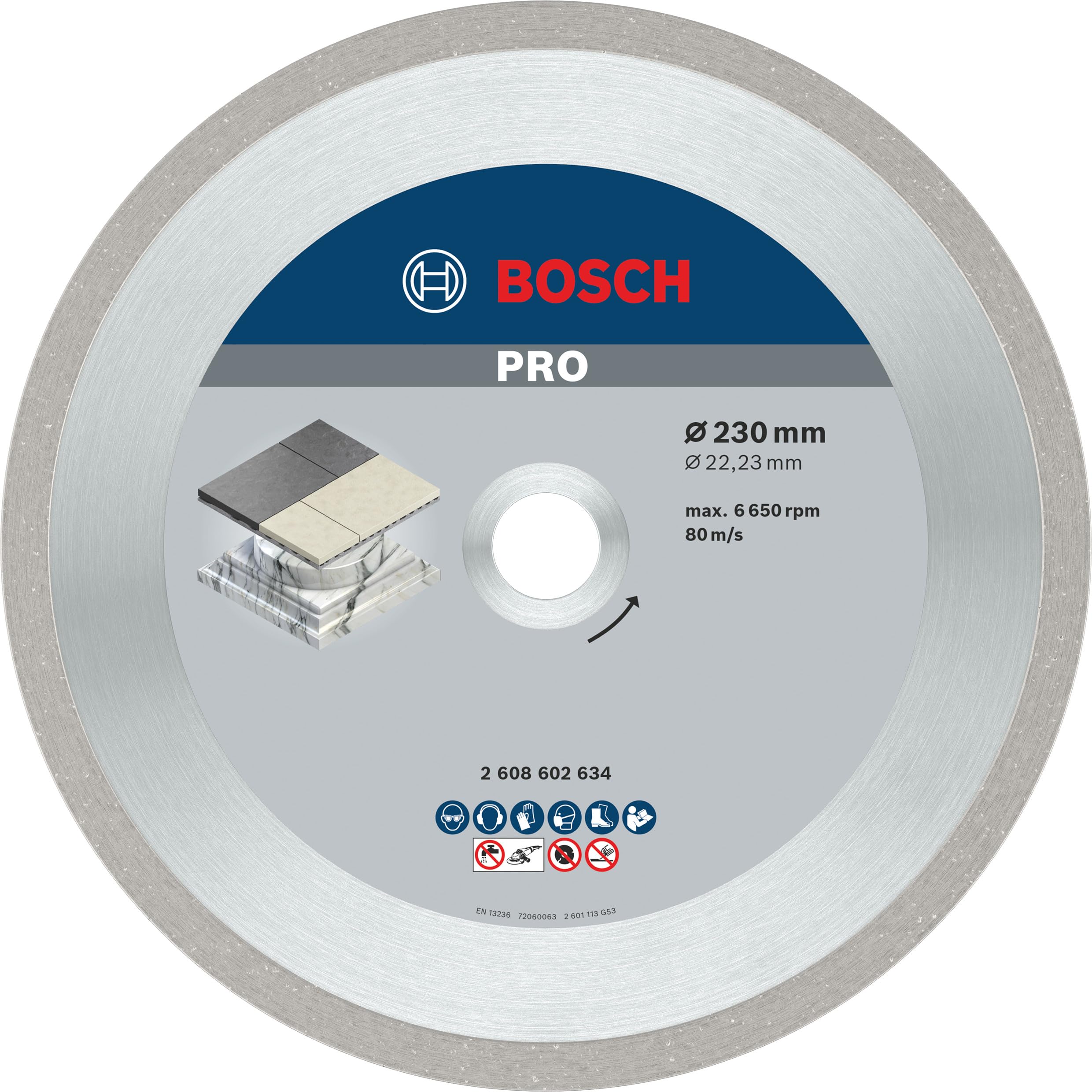 Bosch PRO Ceramic disque diamant 230 mm carrelage céramique