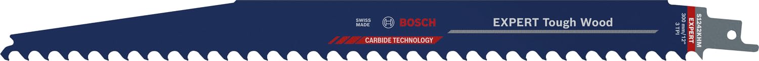 Bosch EXPERT Tough Wood lame scie sabre S1242KHM 300mm