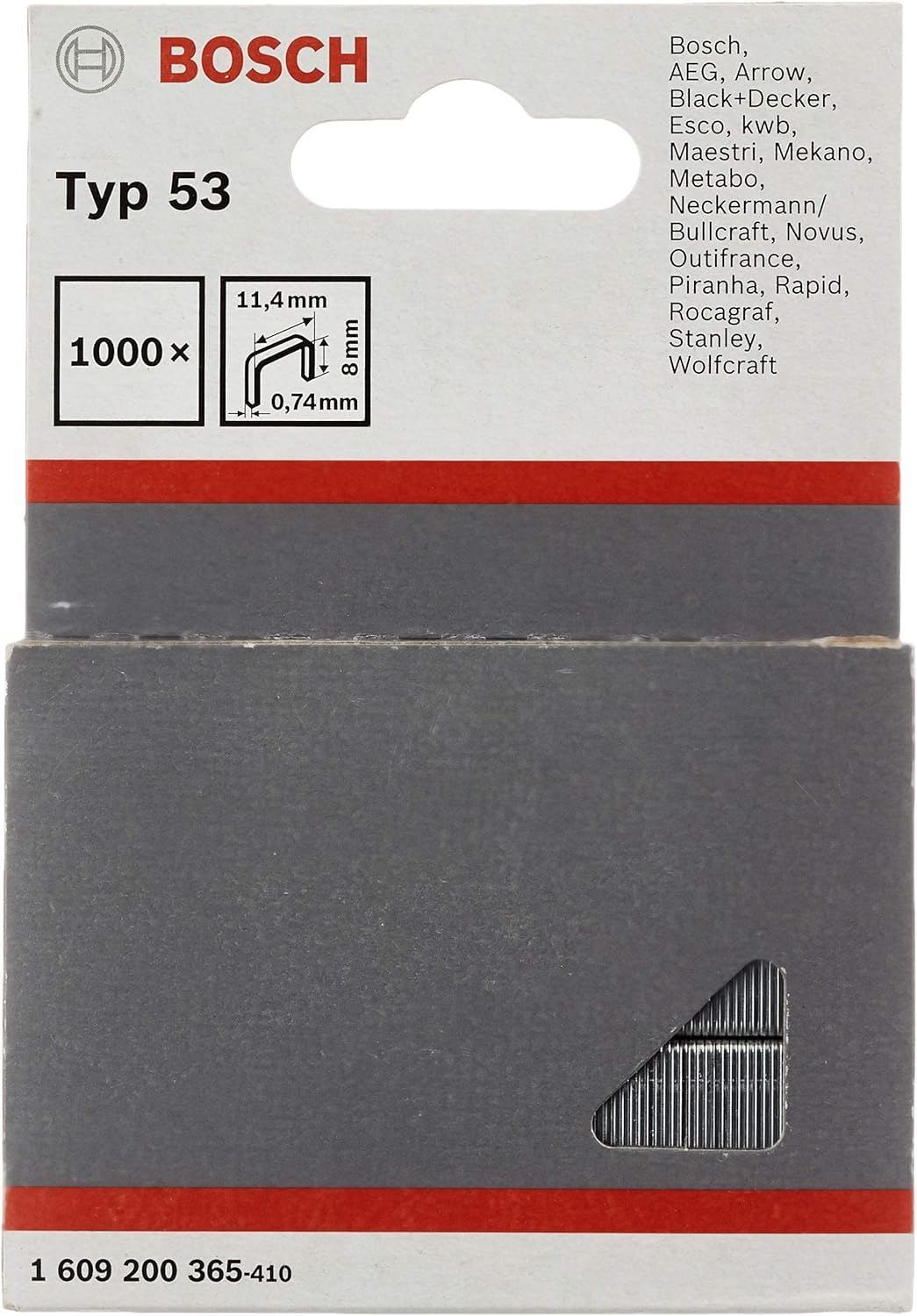 Bosch HT 14 Agrafeuse manuelle + agrafes 1000 type 53