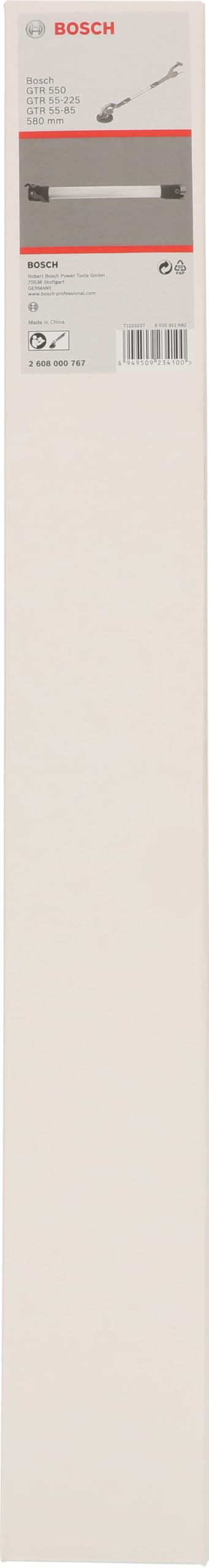 Bosch GTR 550 tube d'extension 600 mm ponceuse cloison