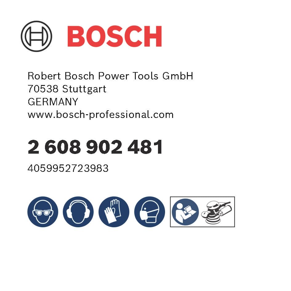 Bosch Expert M480 disque abrasif 150 mm kit 7 pcs grains 80-180