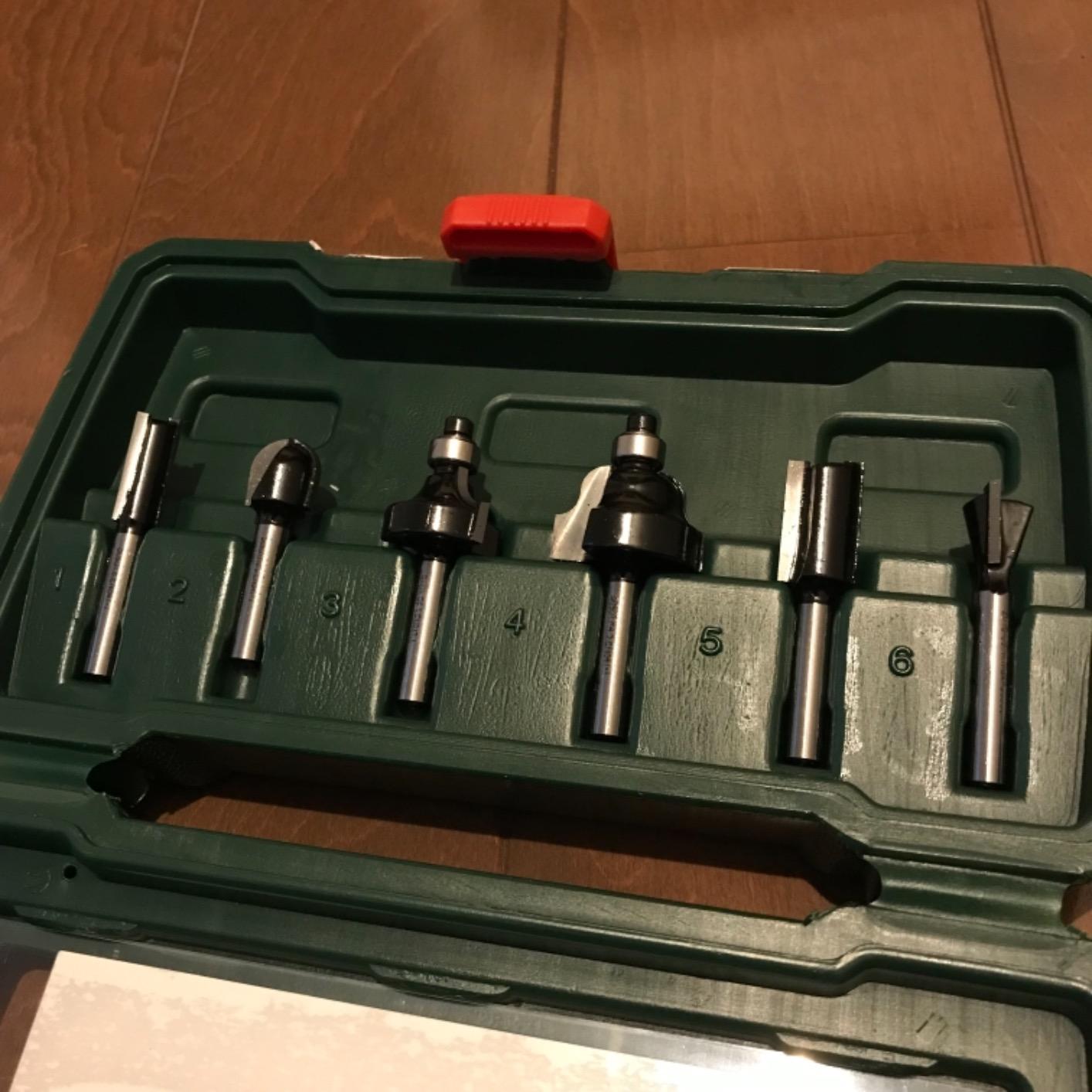 Bosch coffret 6 fraises carbure bois queue 6 mm défonceuse
