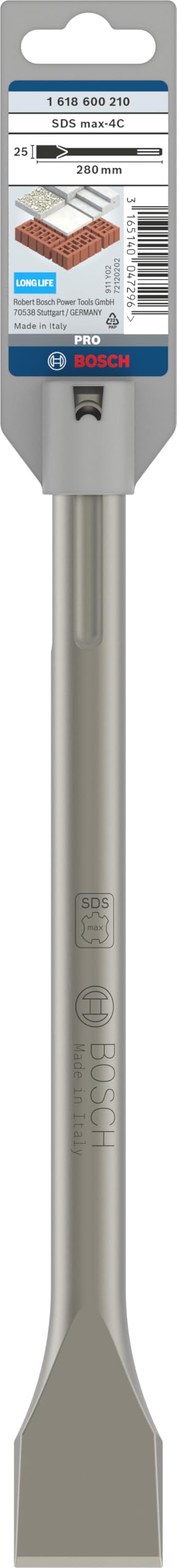 Bosch Burin plat SDS-max 280 x 25 mm PRO