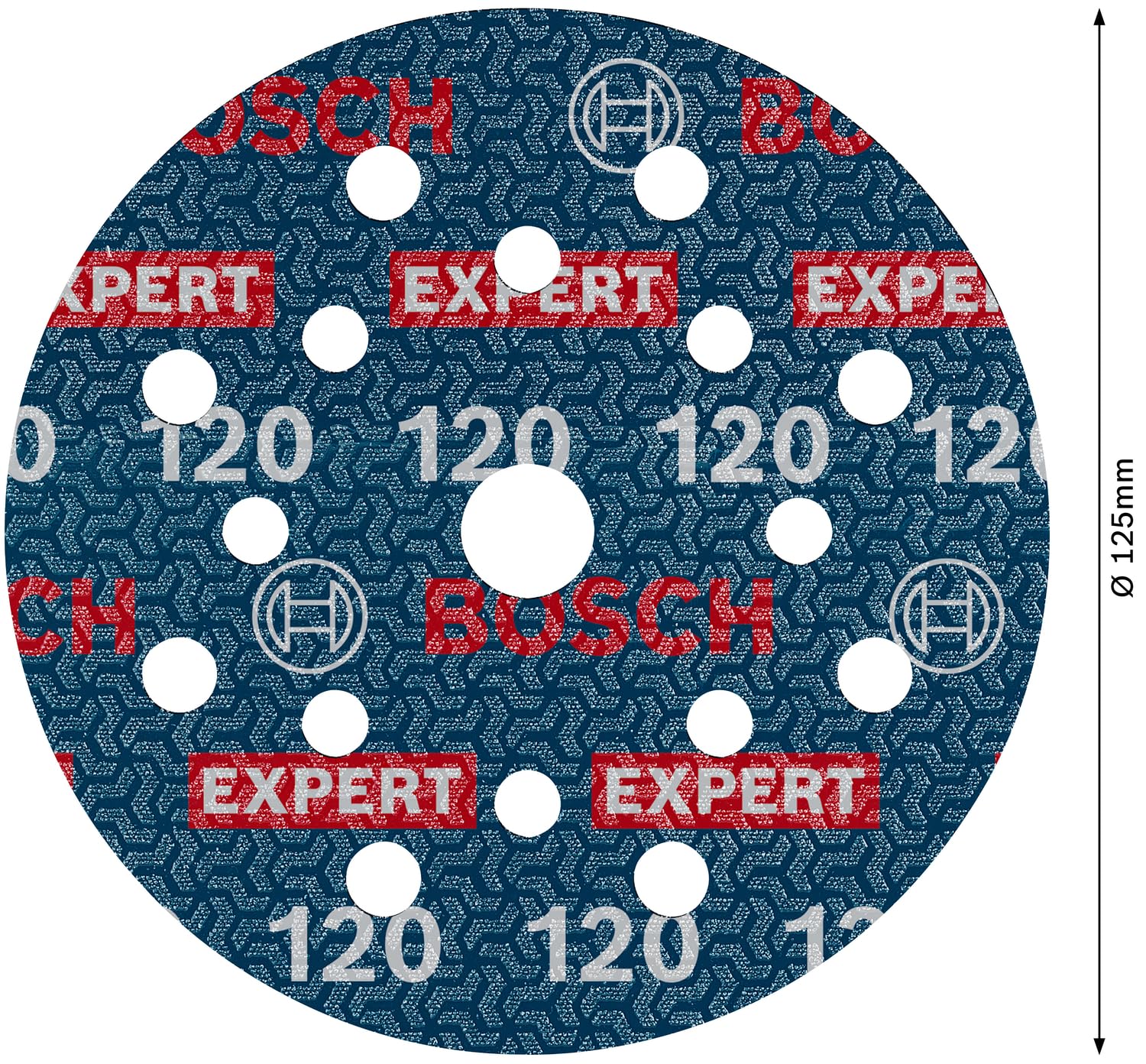 Bosch EXPERT O780 Disque abrasif film 125mm G120