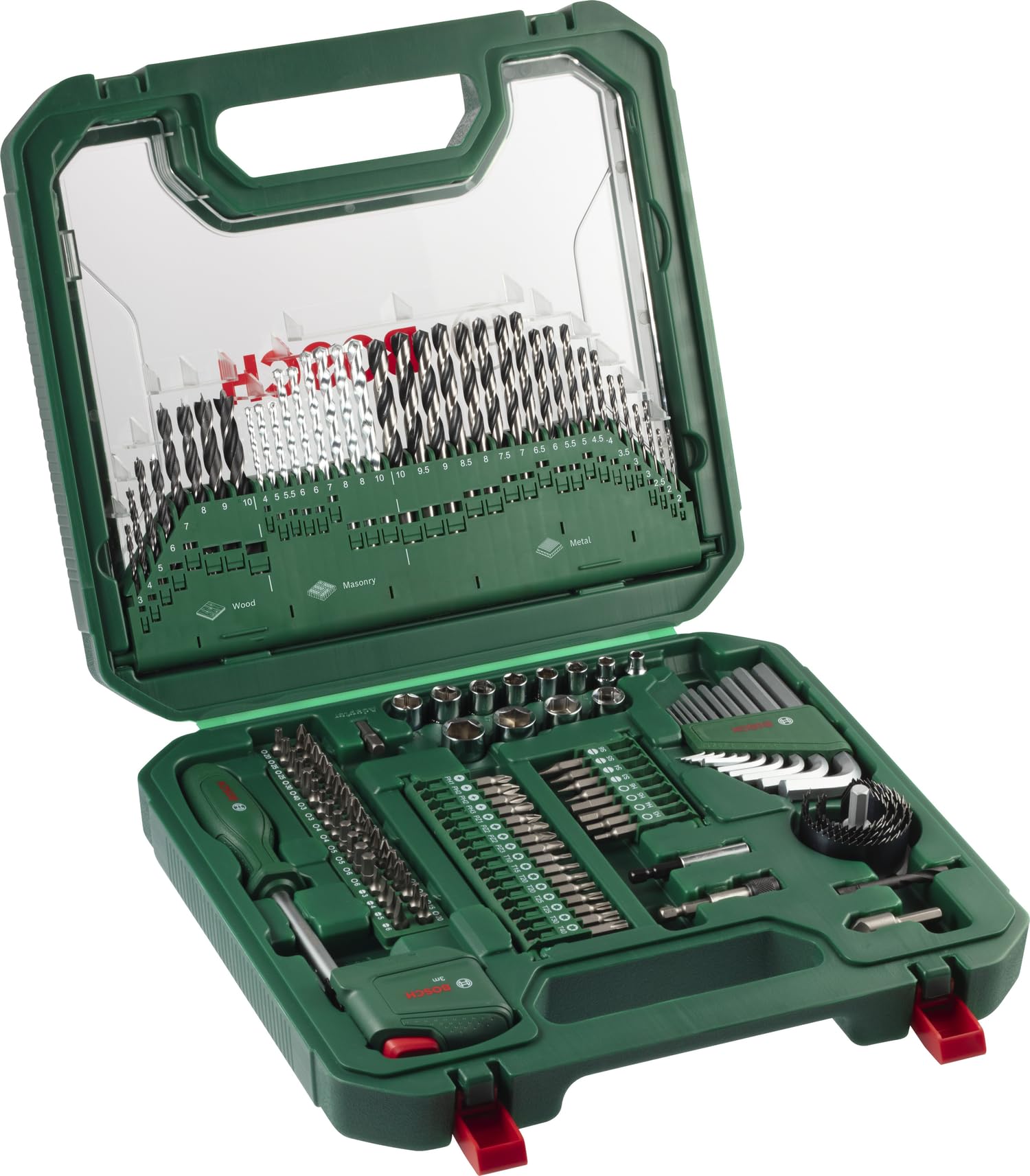 Bosch Sets combinés Grand 136 pièces coffret perçage vissage