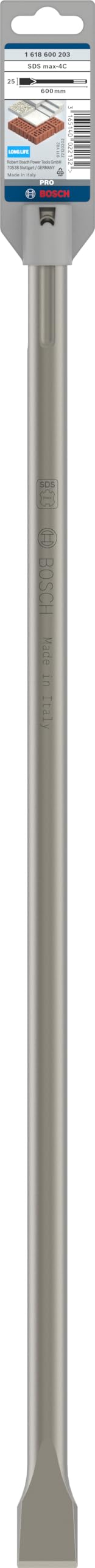 Bosch Burin plat SDS-Max 25 x 600 mm béton