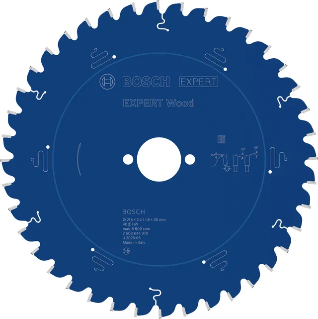 Bosch Expert Wood lame scie 216x30 40 dents