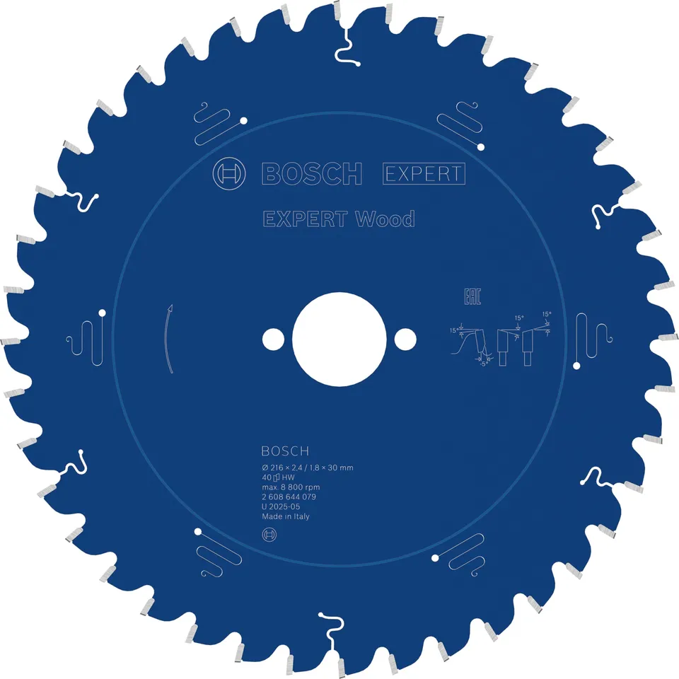 Bosch Expert Wood lame scie 216x30 40 dents