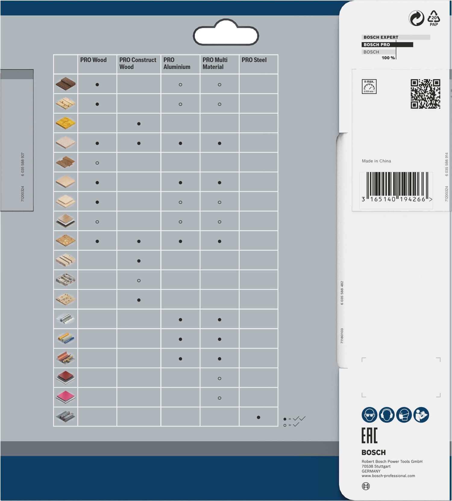 Bosch Construct Wood lame circulaire 190x30 mm 12 dents
