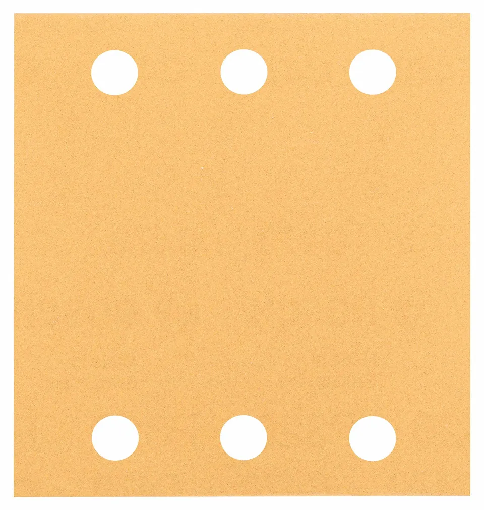 Bosch Feuille abrasive 115x107 mm grain 120 lot 10 bois