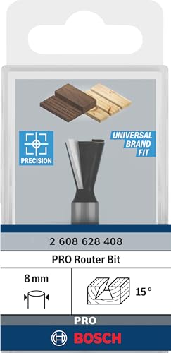 Bosch PRO fraise queue d'aronde 8 mm 15° bois