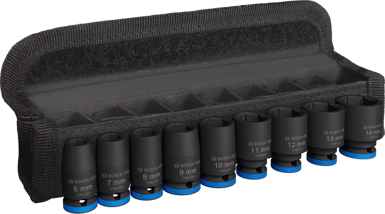 Bosch PRO Impact coffret douilles 9 pcs 1/4" vissage