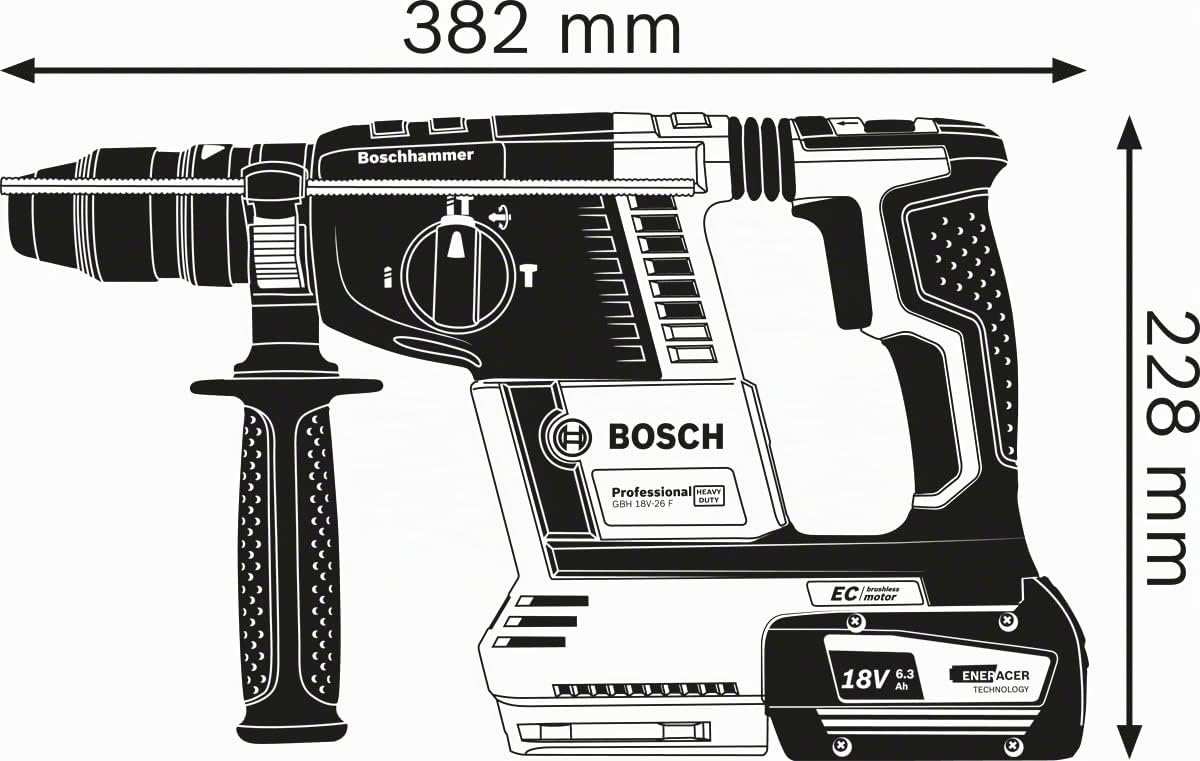 Bosch Marteau perforateur GBH 18V-26 F burineur SDS sans fil
