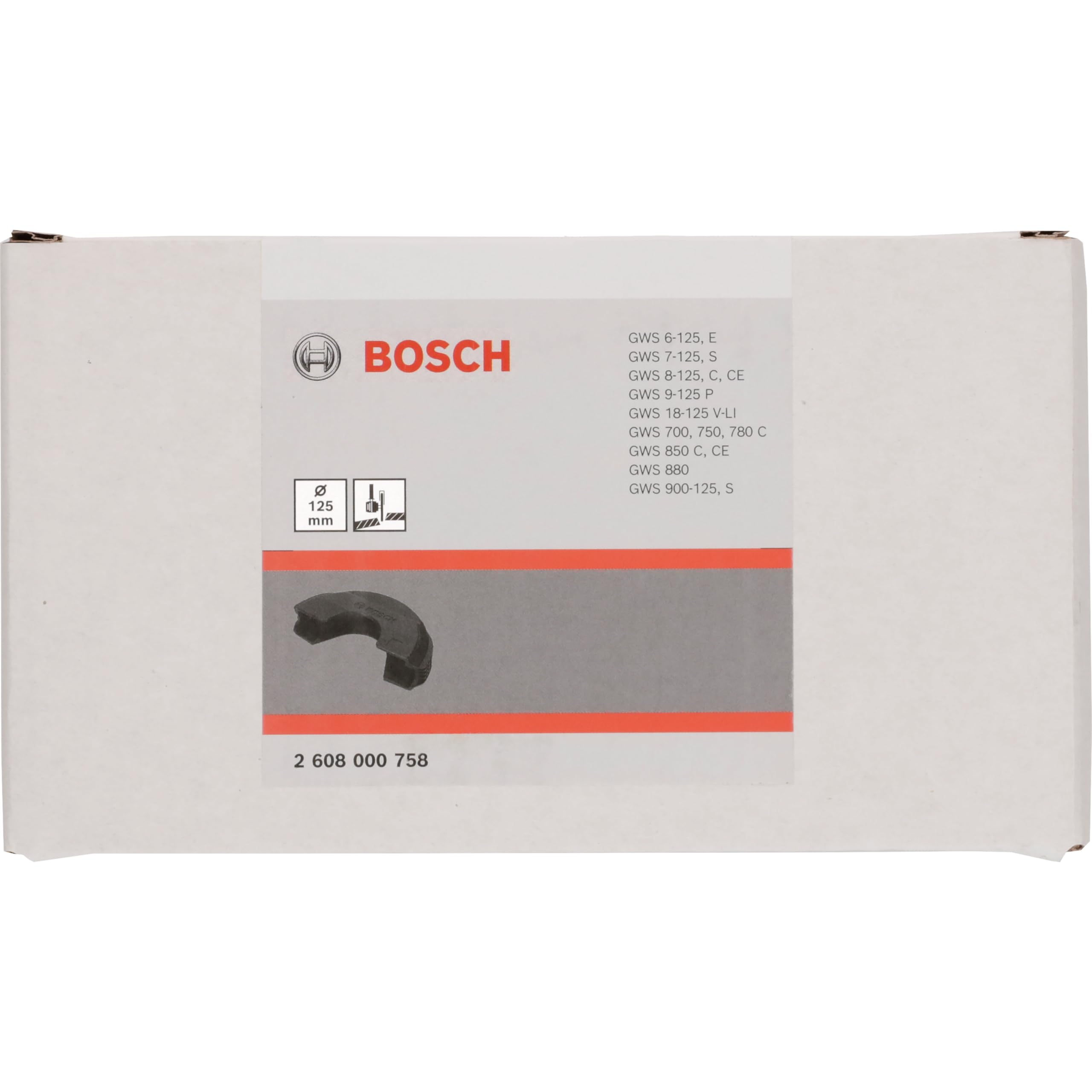 Bosch protection coupe 125 mm meuleuse d'angle plastique