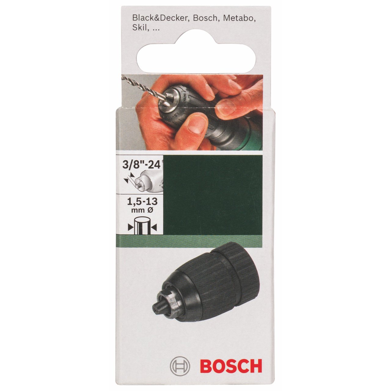 Bosch mandrin automatique 1,5-13 mm perceuse
