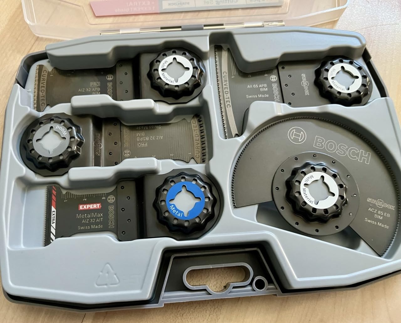 Bosch Cutting coffret lames Starlock 5 pièces inox