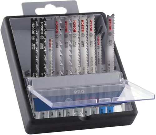 Bosch PRO Wood Metal kit lames scie sauteuse 100 mm lot 10