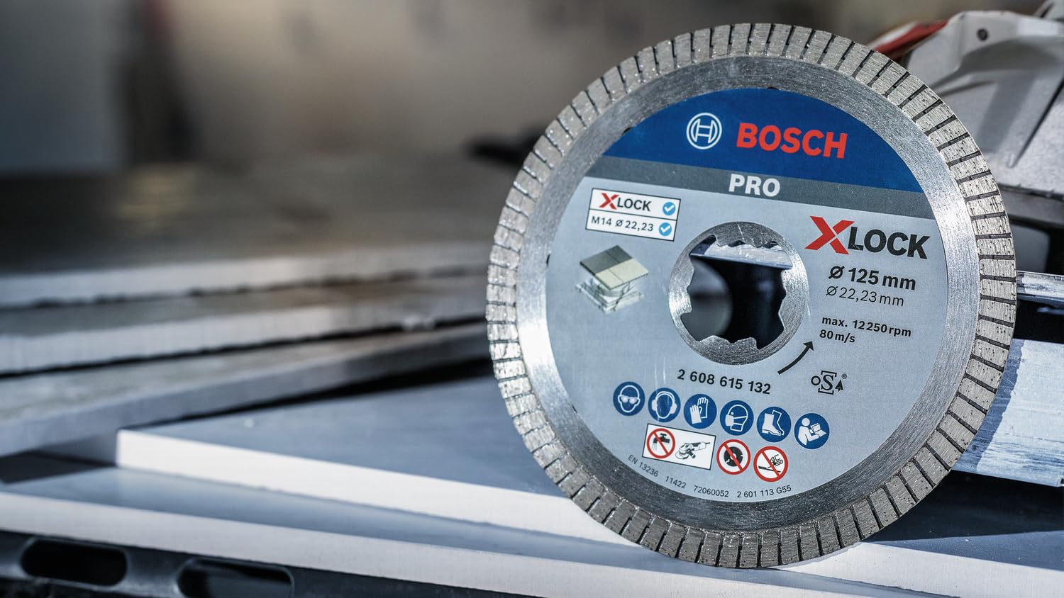 Bosch PRO Ceramic disque diamant X-Lock 125 mm