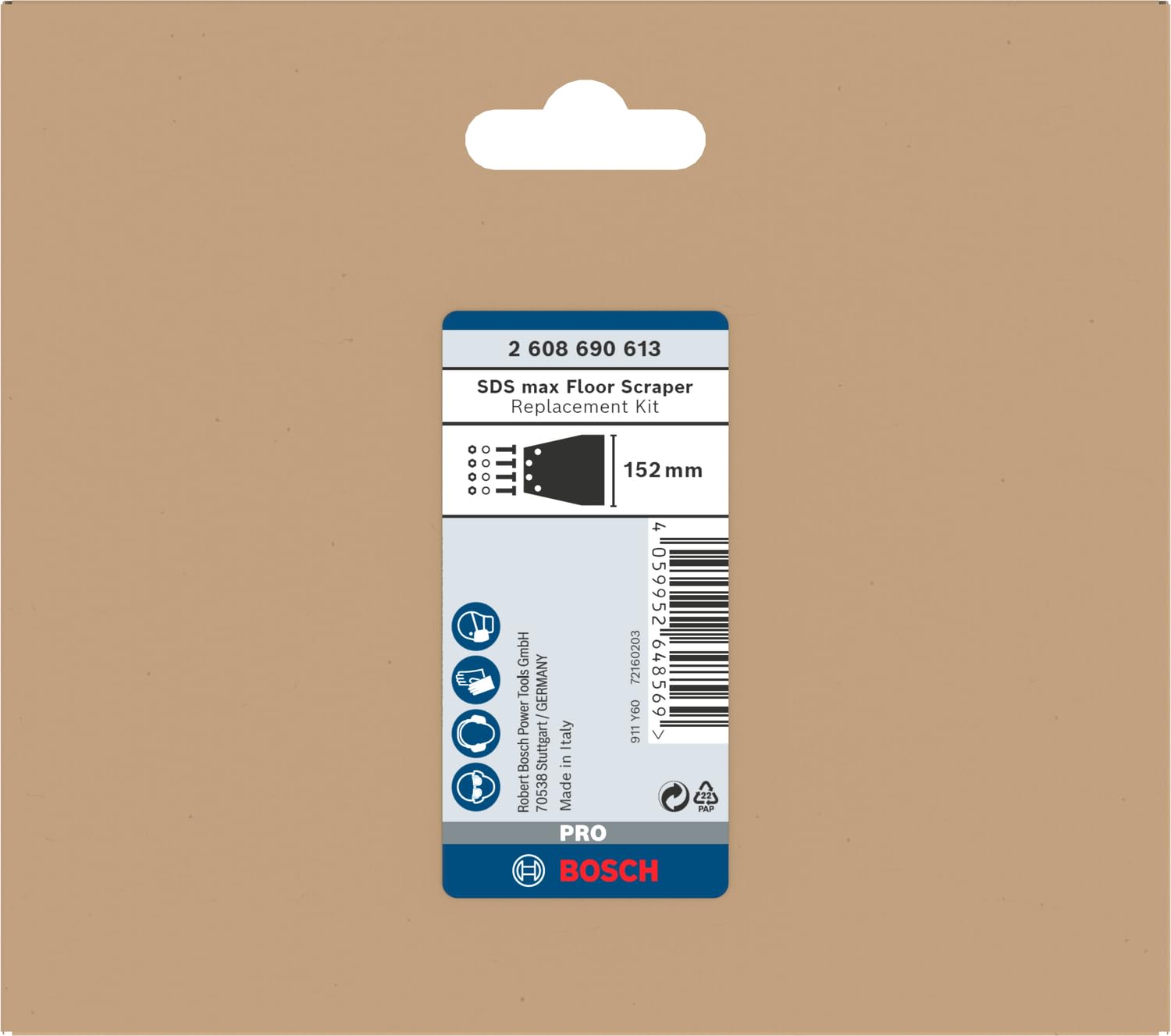 Bosch Pro SDS Max Floor Scraper kit rechange 152 mm