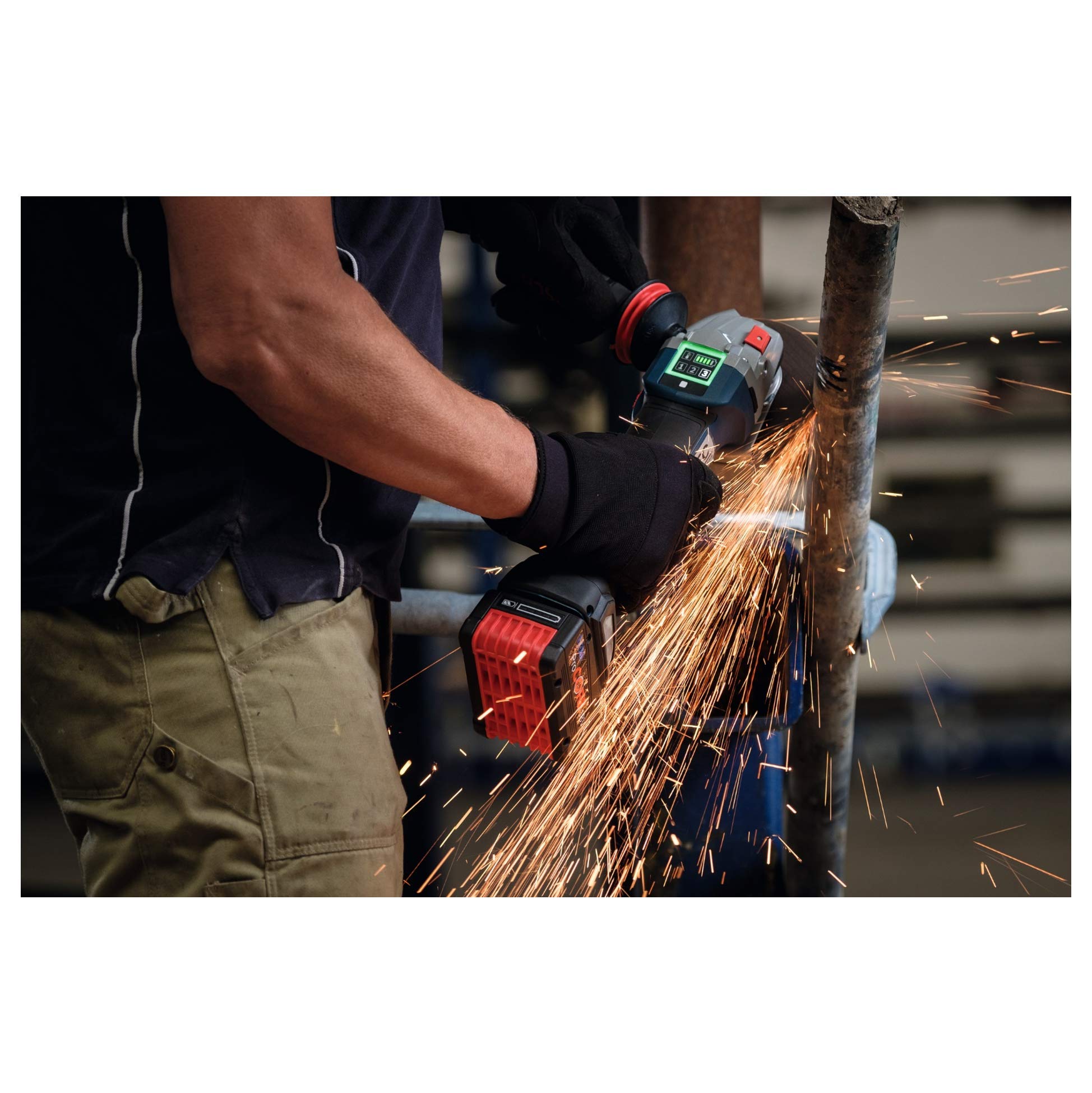 Bosch GWS 18V-10 PSC meuleuse d’angle 125mm L-Boxx sans batterie