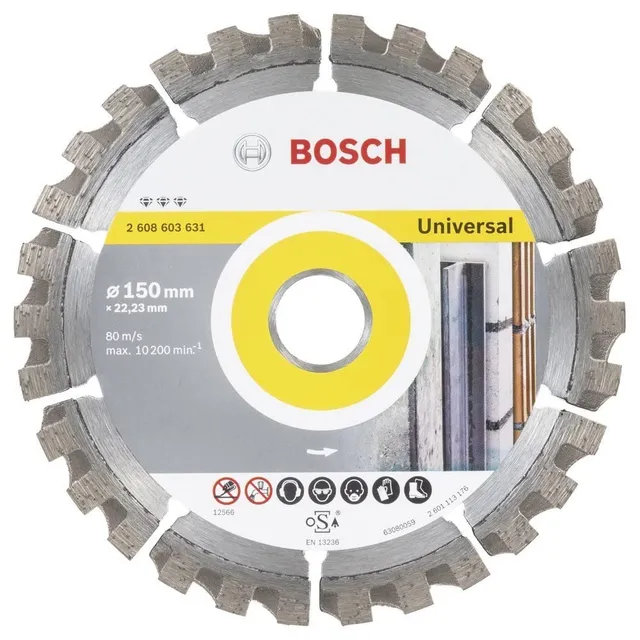 Bosch Best Universal disque diamant 150 mm béton