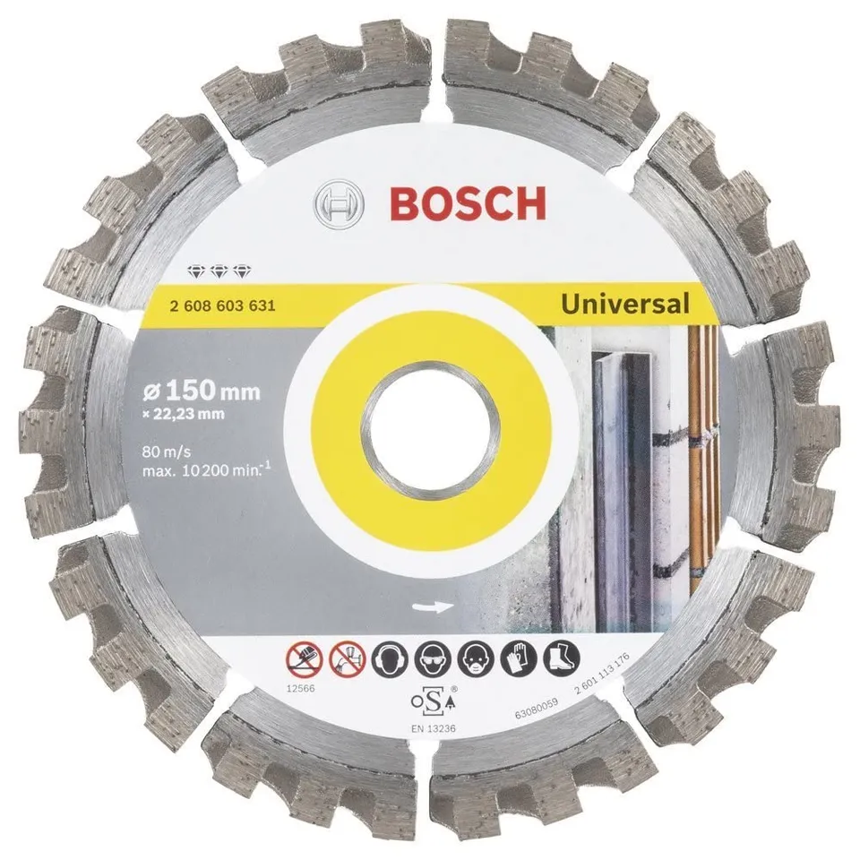 Bosch Best Universal disque diamant 150 mm béton