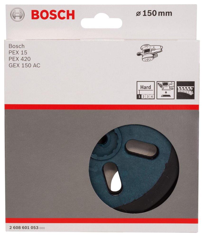 Bosch Abrasifs PRO plateau de ponçage 150 mm dur