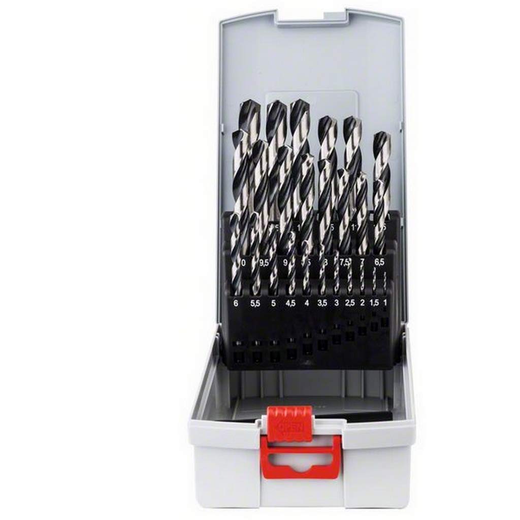 Bosch PointTeQ Coffret 25 forets HSS métal 1-13 mm