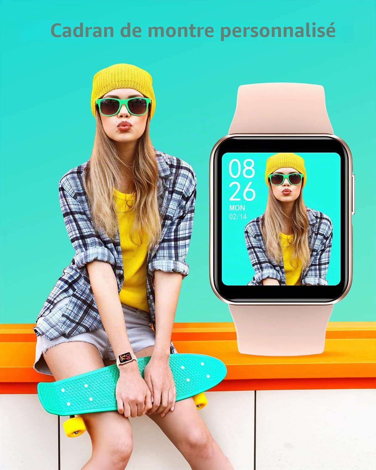 GRV montre connectée sport cardio oxymètre IP68