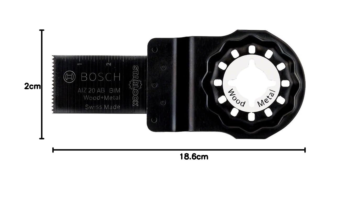 Bosch AIZ 20 AB lame plongeante bois métal 20 mm