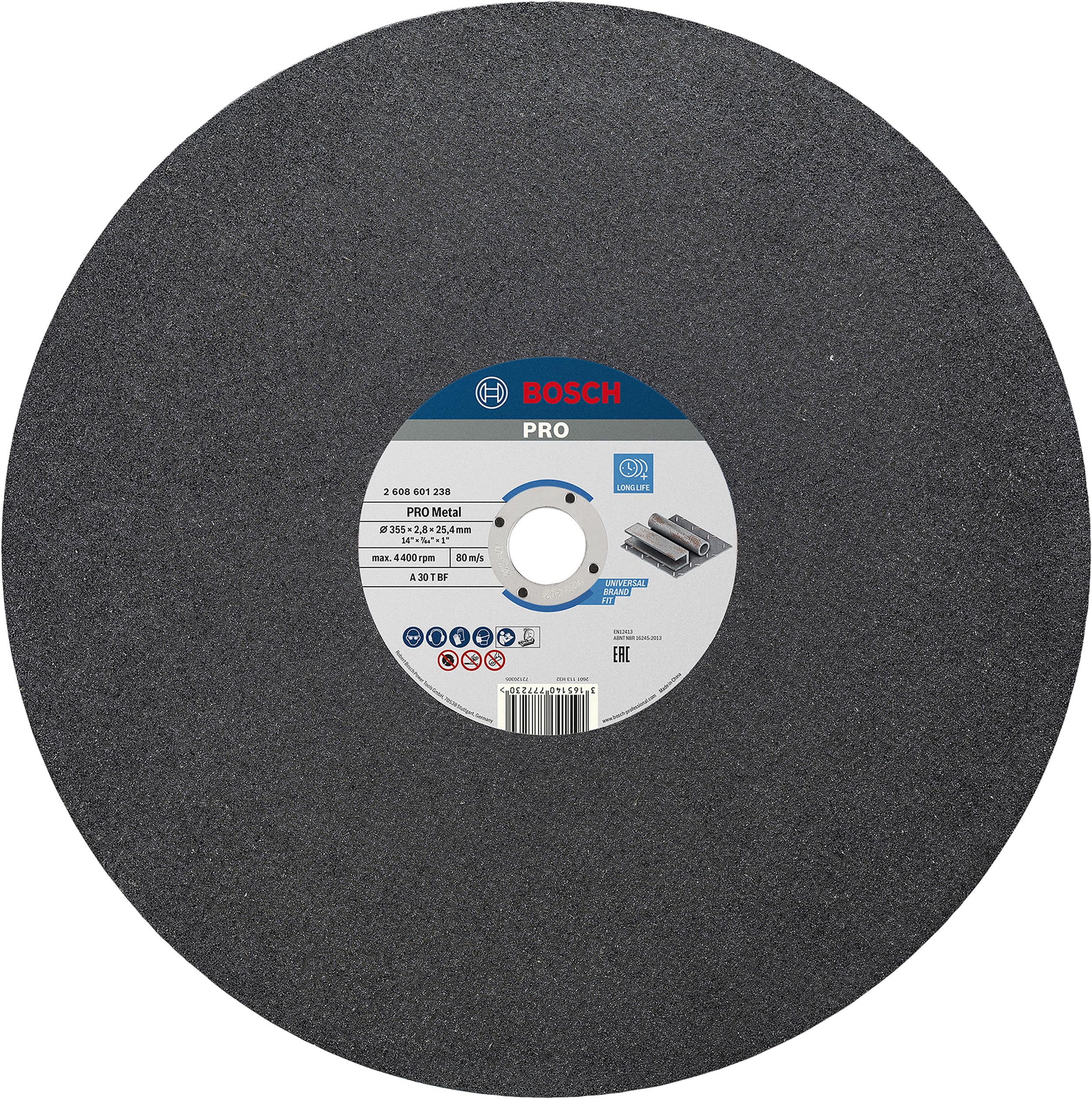 Bosch PRO Metal disque à tronçonner Ø 355 mm acier 25,4 mm