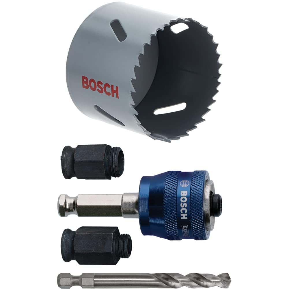 Bosch scie trépan HSS bimétal 64mm kit Power Change 4pcs